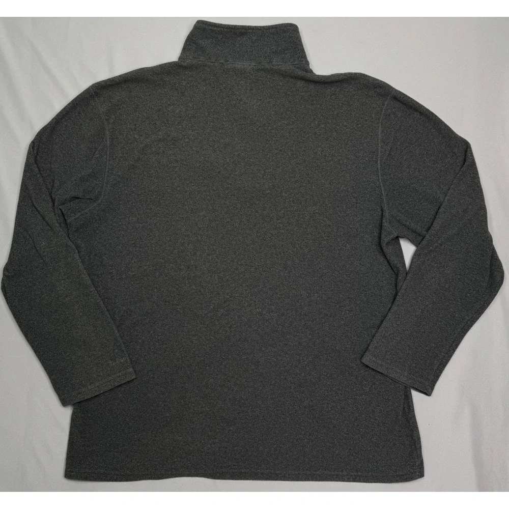 The North Face TKA 100 Glacier 1/4 Zip Fleece Gray Pullover Mens Size XXL